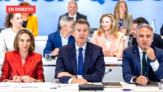 Feijóo preside la reunión de la Junta Directiva Nacional del PP