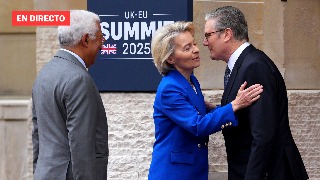Starmer, Von der Leyen y Costa comparecen ante los medios