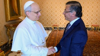 Gustavo Petro se reúne con el Papa León XIV