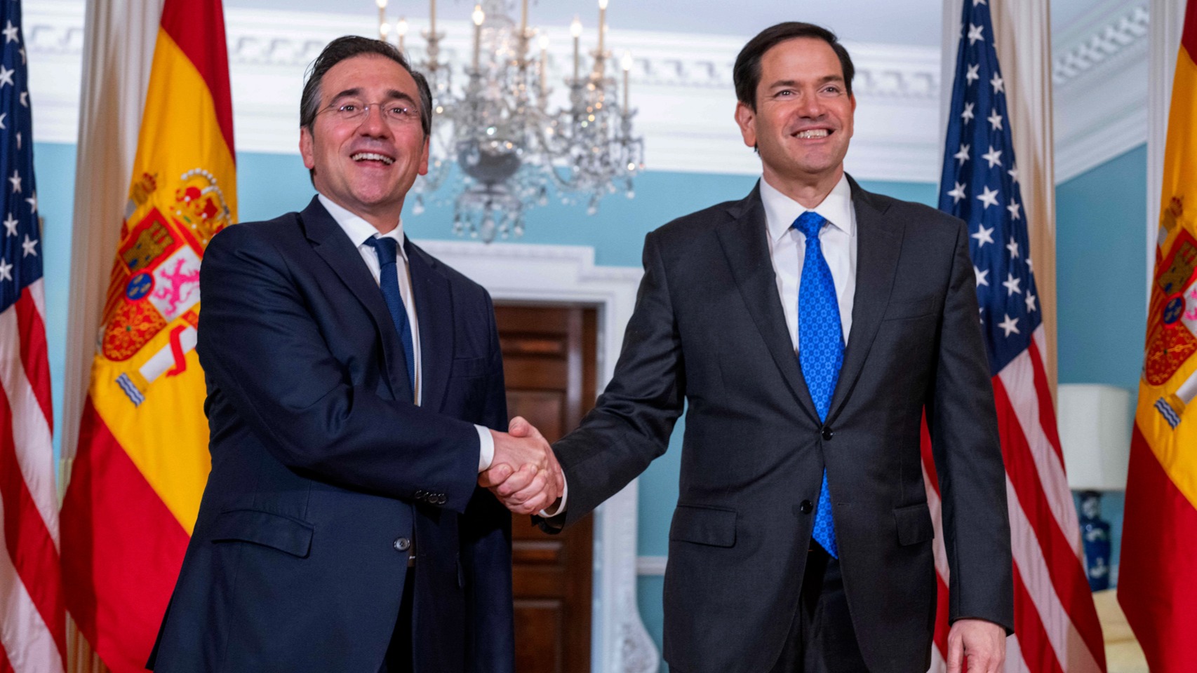 Marco Rubio recibe por primera vez a Albares