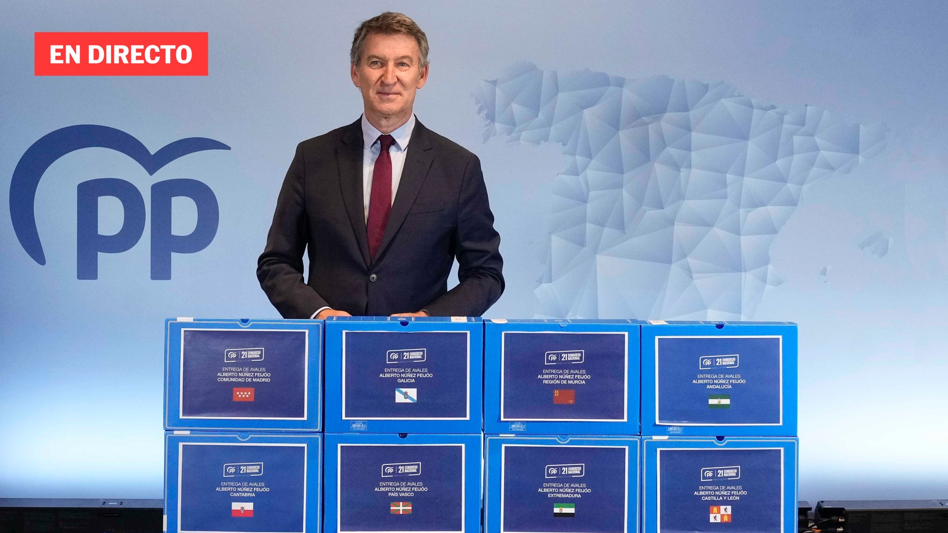 Feijóo comparece ante los medios