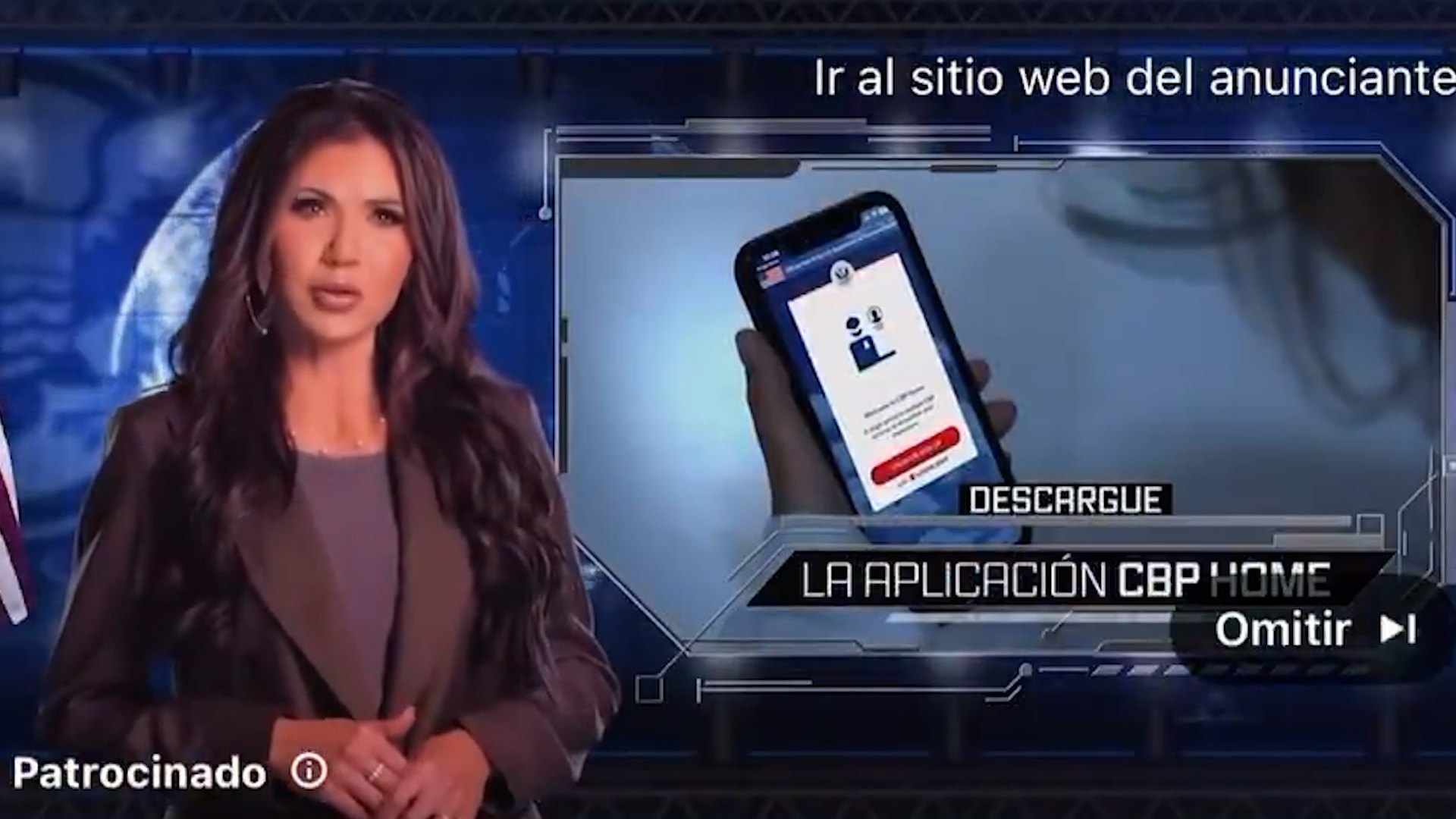 Un nuevo comercial de Kristin Noem fomenta la autodeportación