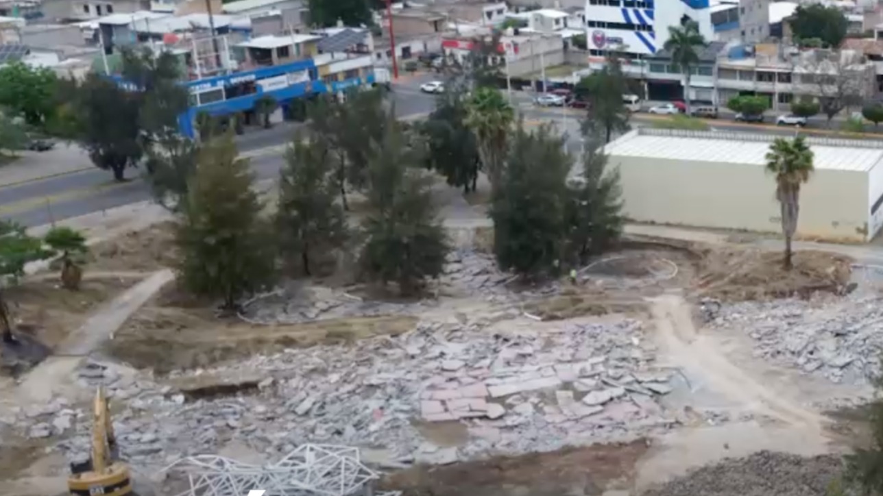 Obras en la Ciudad de las Artes de Tepic