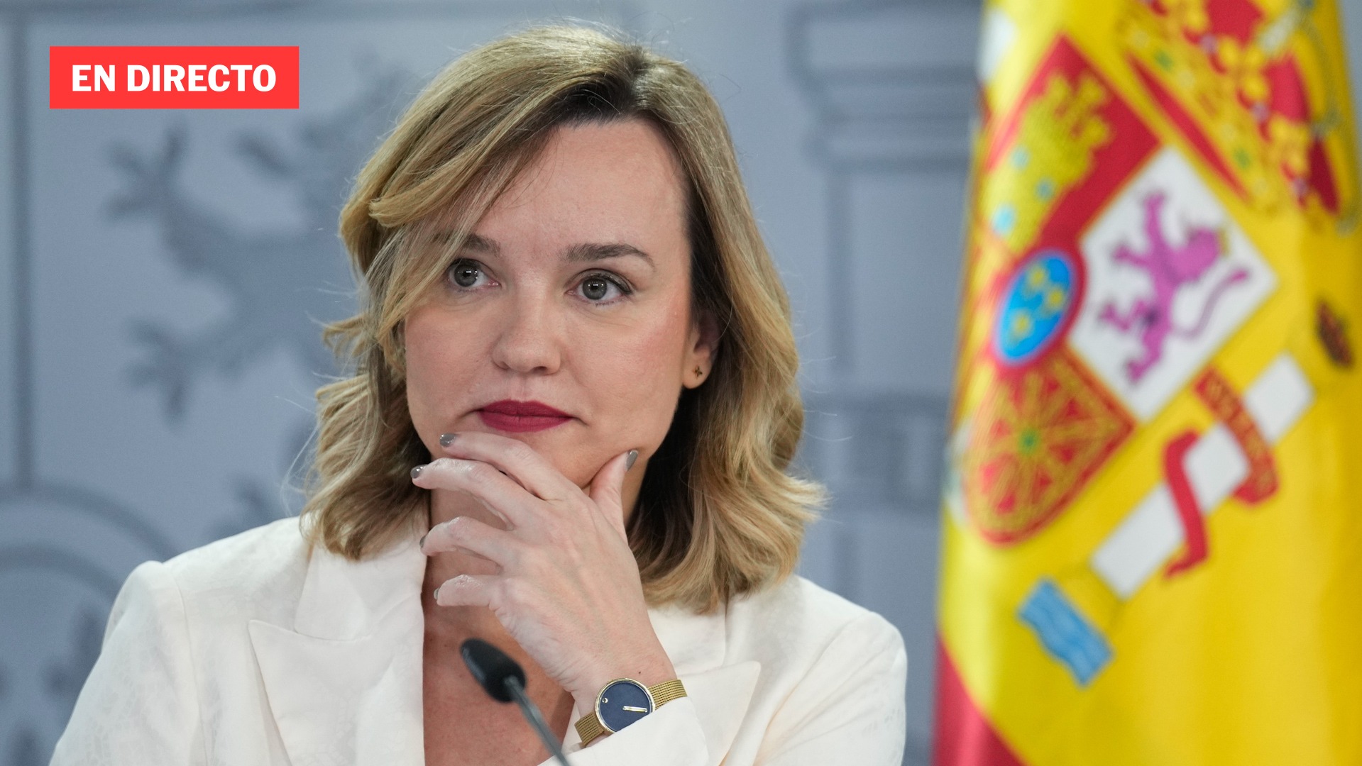 Rueda de prensa tras el Consejo de Ministros, en directo