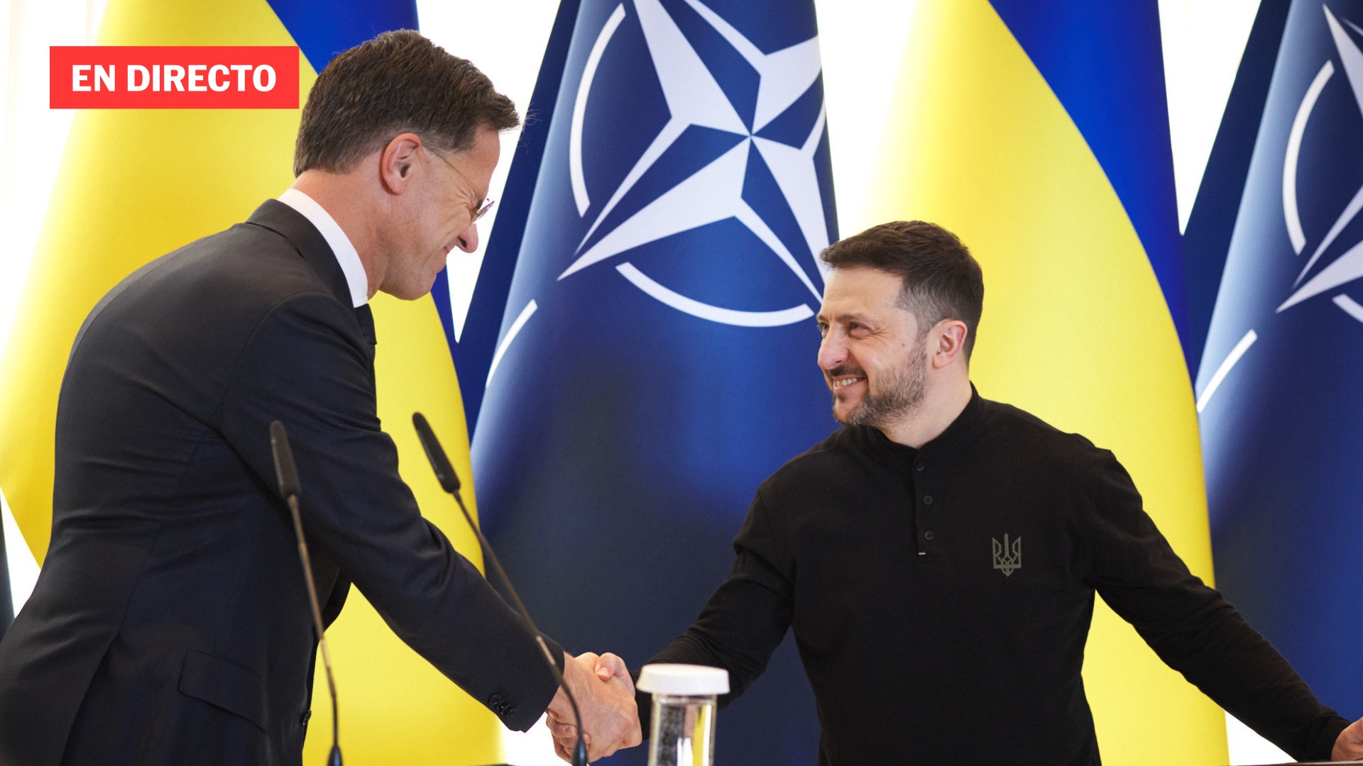 Rueda de prensa de Zelenski y Rutte