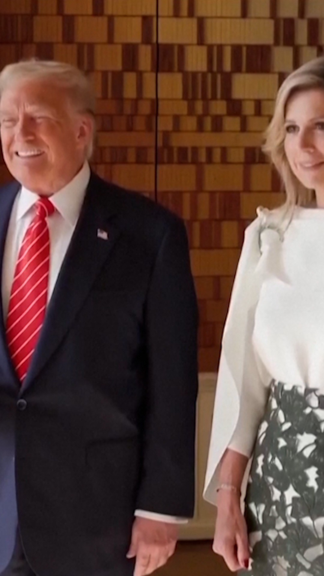 Donald Trump se reunió con los reyes de Holanda tras la reunión de la OTAN