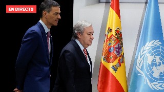 Sánchez inaugura el International Business Forum junto a António Guterres