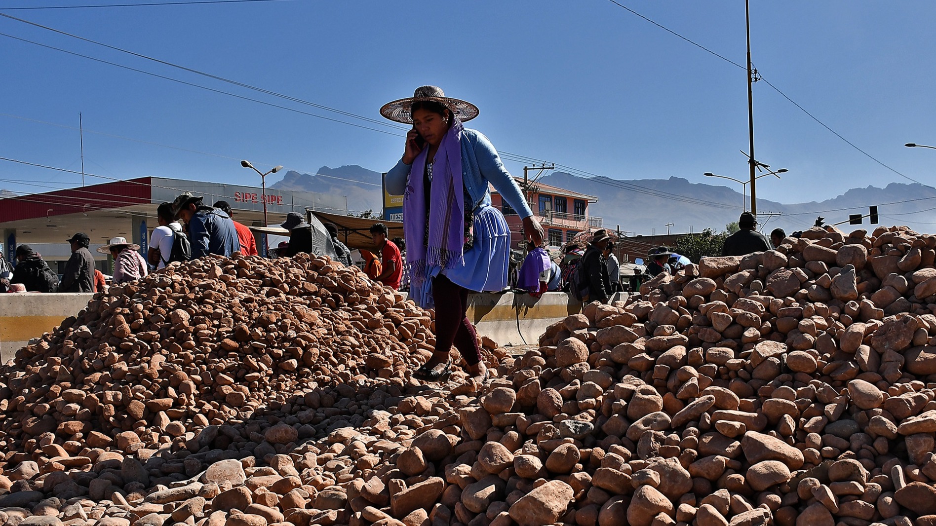Los cocaleros bloquean Bolivia