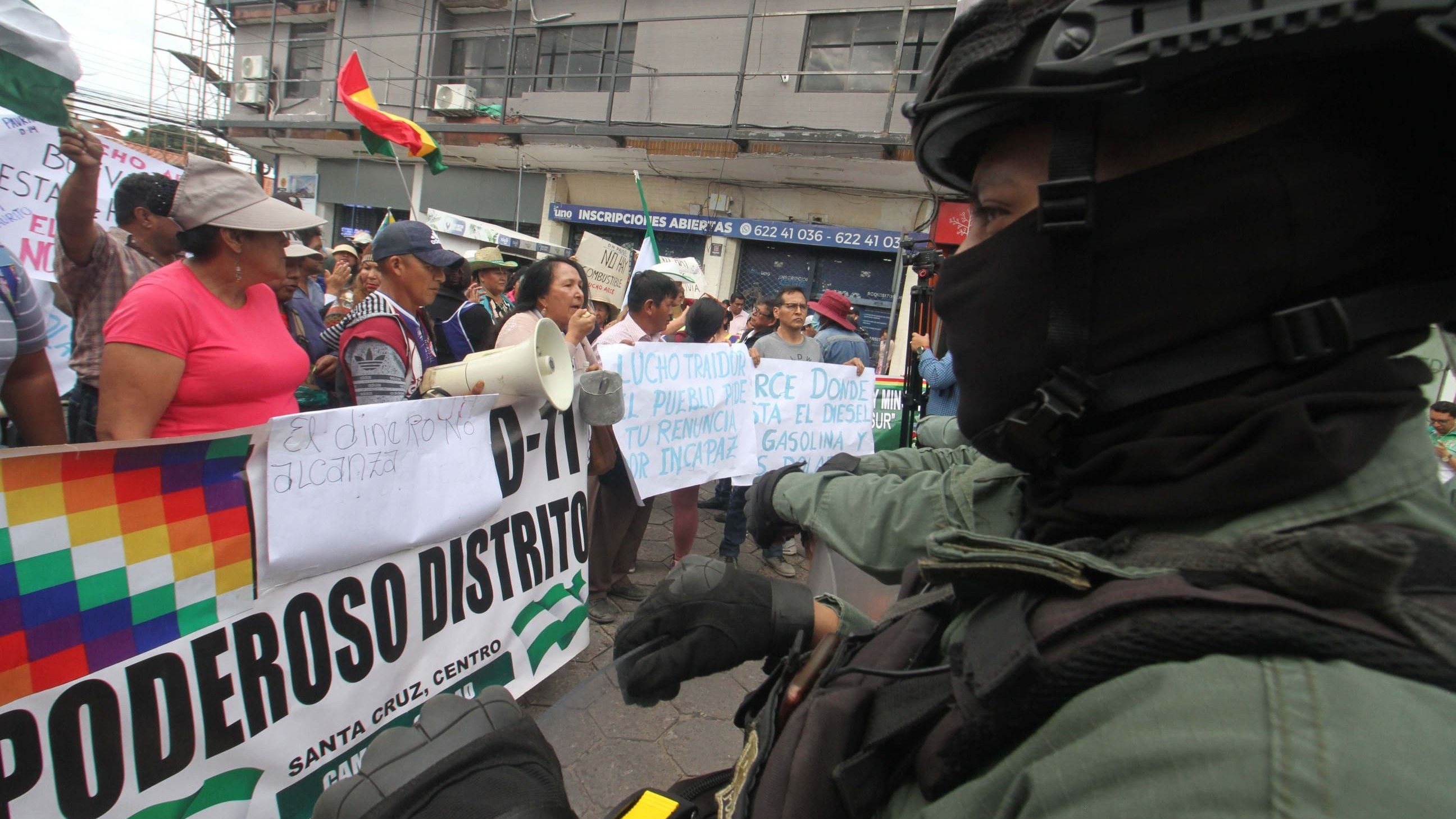 Tensión y marchas en Bolivia