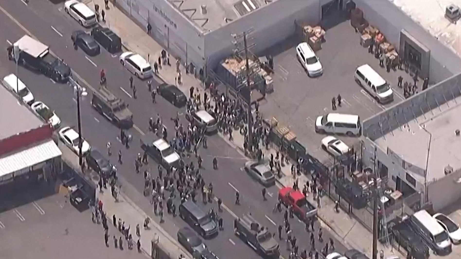 Redada de ICE en el centro de Los Ángeles