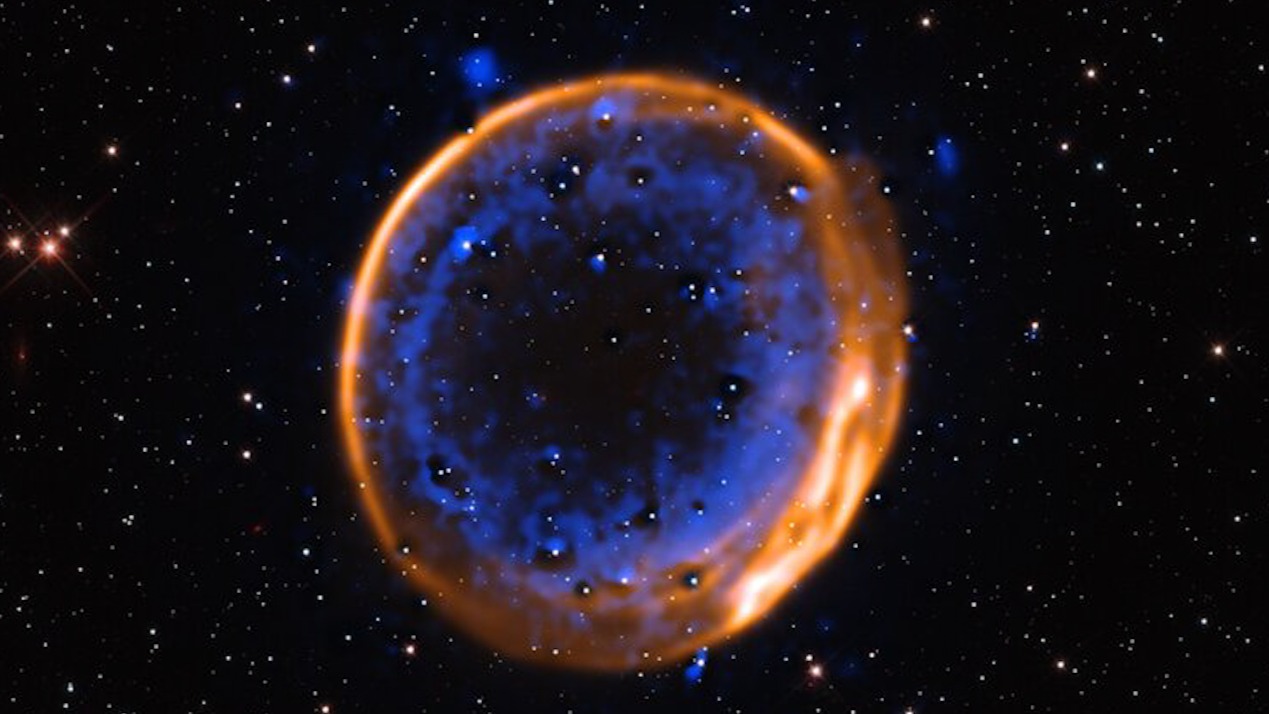 Un telescopio caza la primera imagen de una estrella destruida por una doble explosión