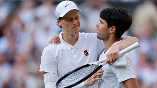 Sinner y Alcaraz, tras la final de Wimbledon: 