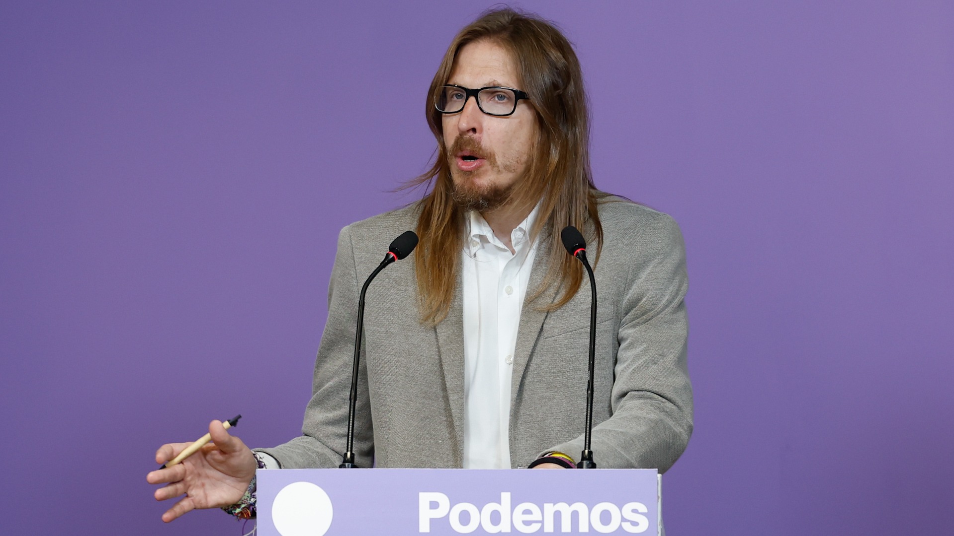Rueda de prensa de Podemos