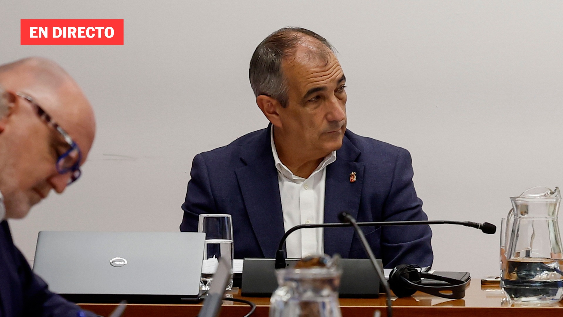 Óscar Chivite comparece ante la Comisión del caso Koldo en el Senado