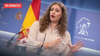 Rueda de prensa de Ester Muñoz, portavoz del PP en el Congreso