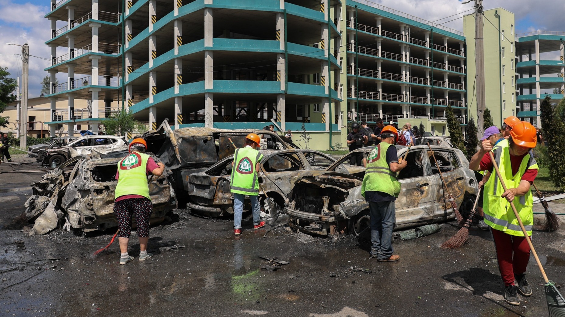 Un ataque de Rusia deja al menos 33 heridos en la ciudad ucrania de Járkov