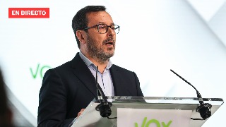 José Antonio Fúster, portavoz de Vox, comparece ante los medios, en directo
