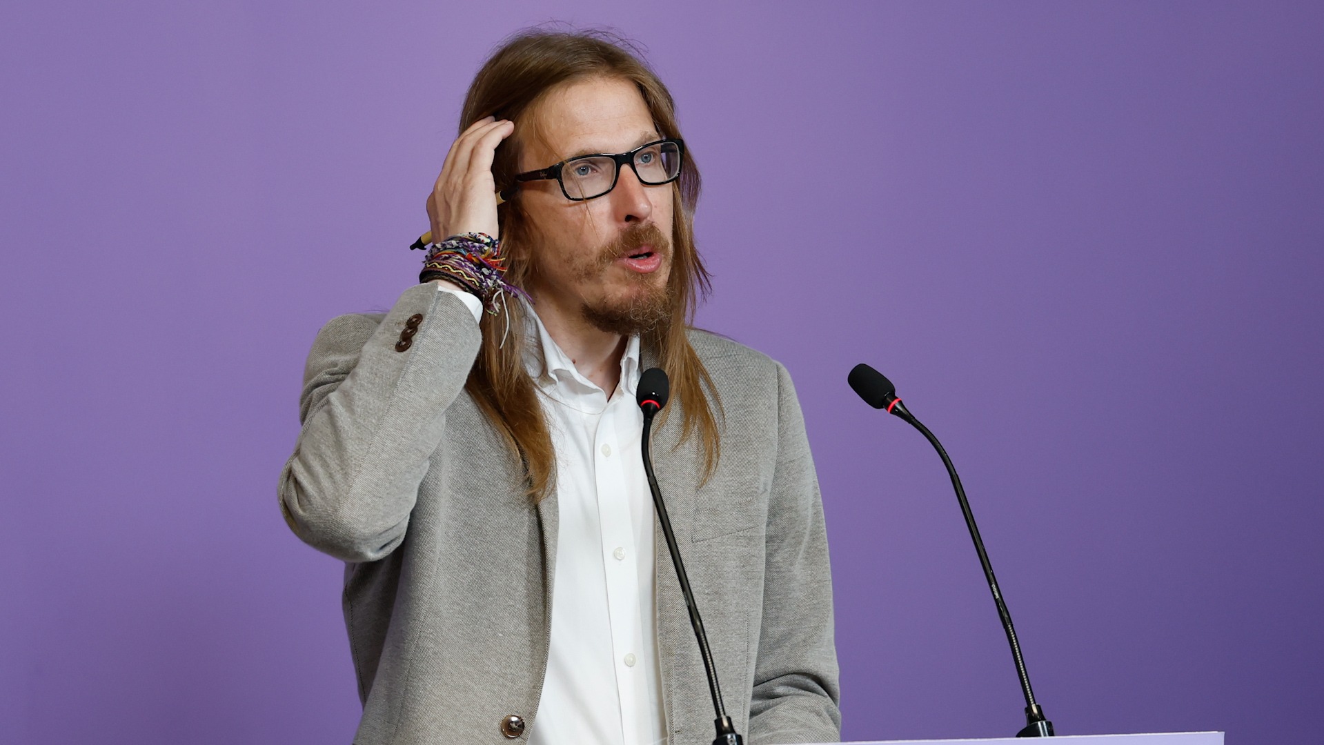 Rueda de prensa de Podemos