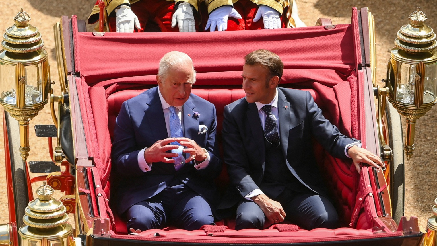 Macron llega al Reino Unido para una visita de Estado de tres días