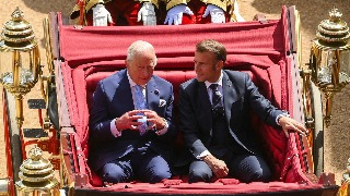 Macron llega al Reino Unido para una visita de Estado de tres días