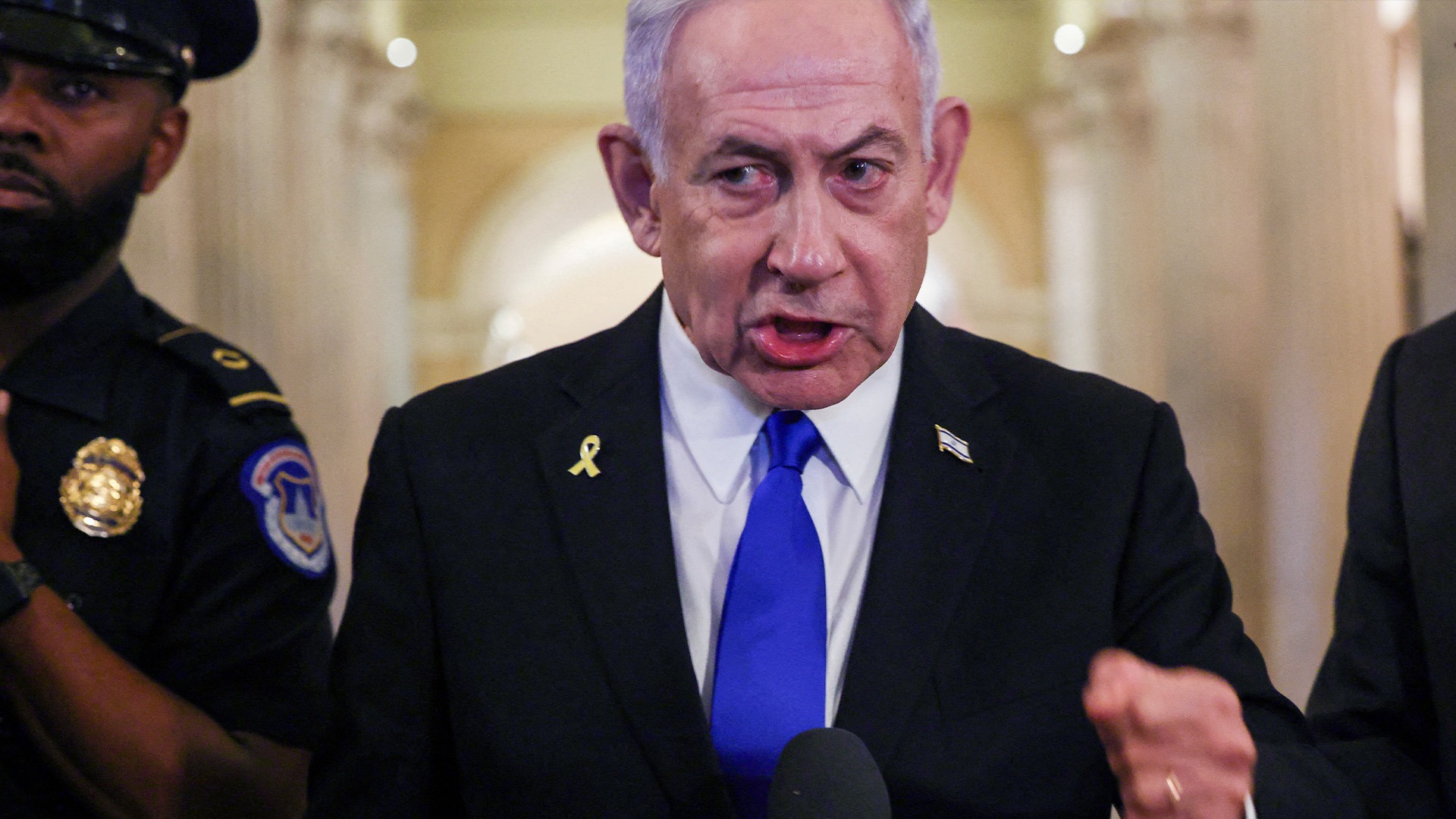 Benjamín Netanyahu promueve la doctrina "Paz a través de la fuerza" en la Casa Blanca