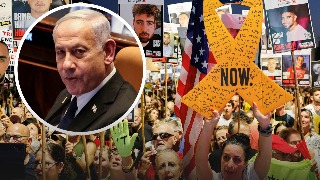 Familiares de los rehenes, a Netanyahu: 