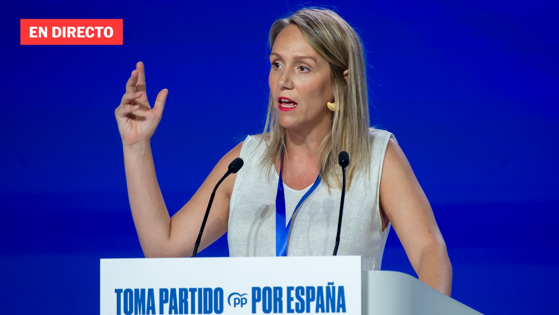 Alma Ezcurra (PP) comparece ante los medios de comunicación