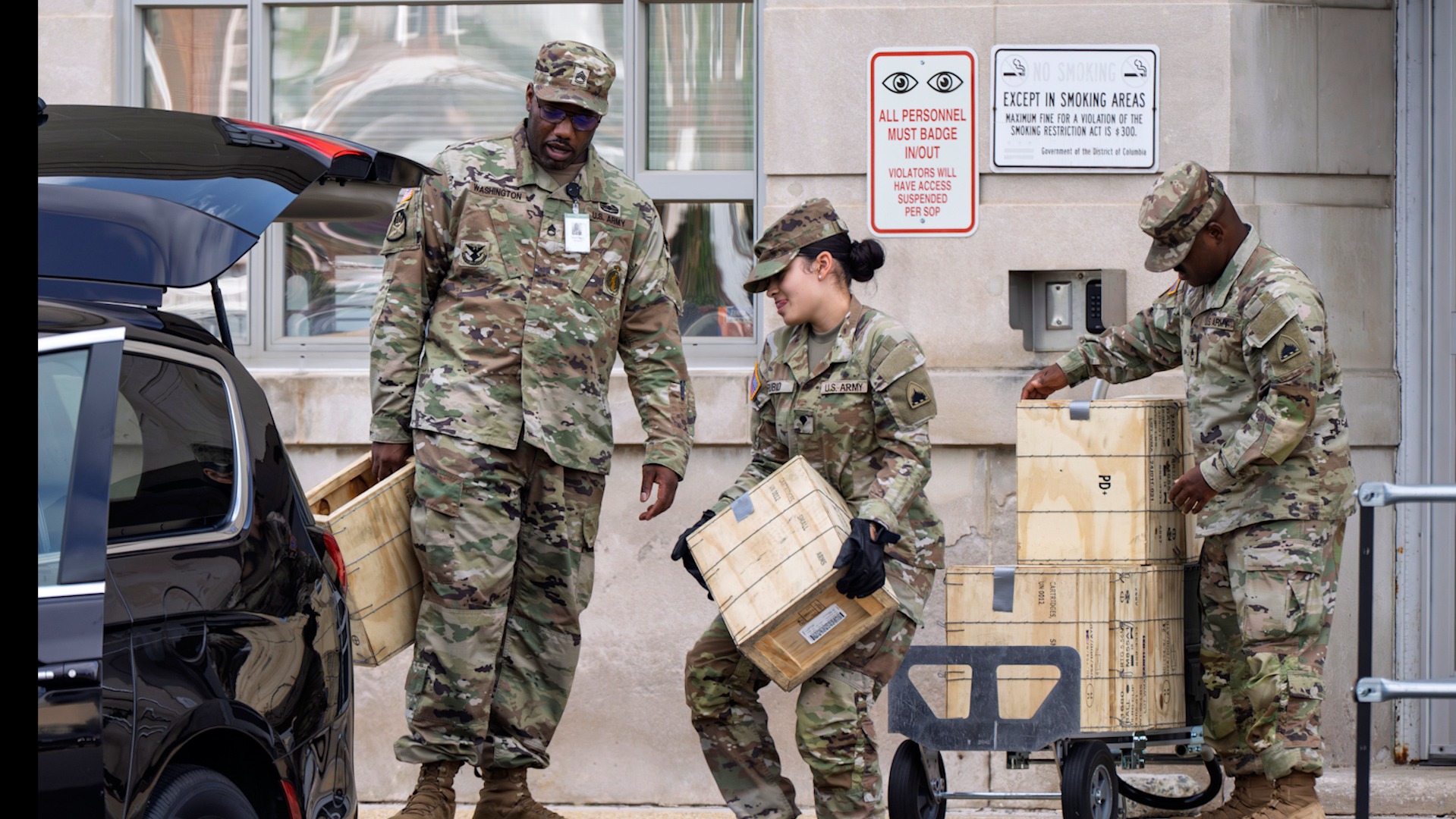 La Guardia Nacional llega a Washington D. C.