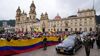 Entierro de Miguel Uribe Turbay
