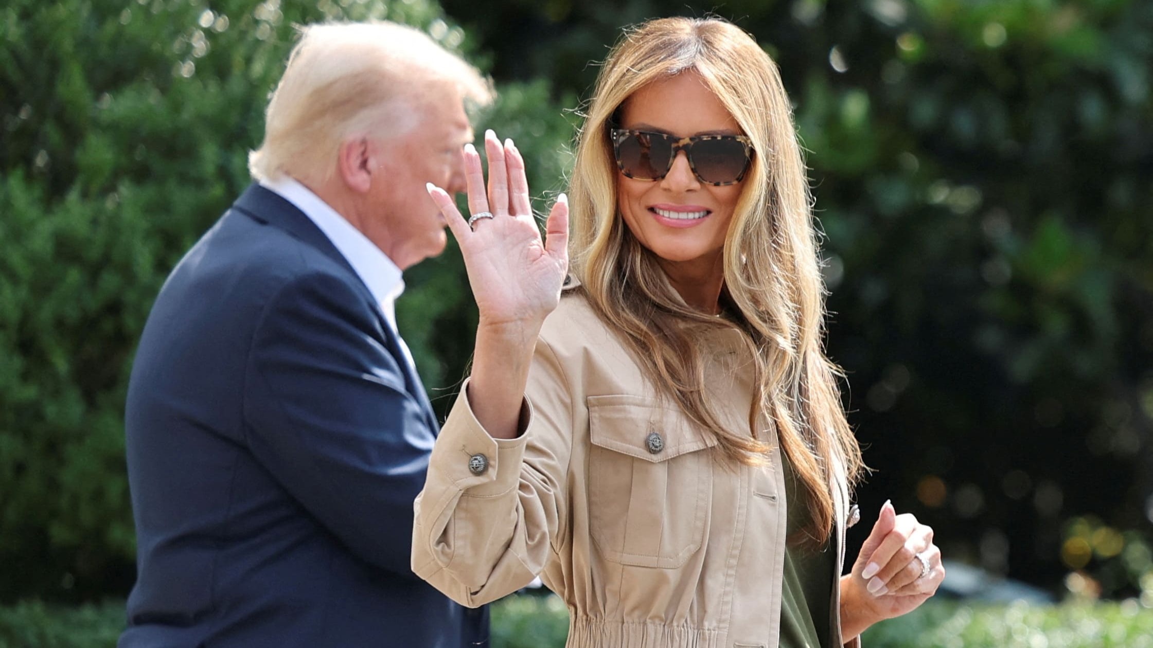 Zelenski entrega carta para Melania Trump