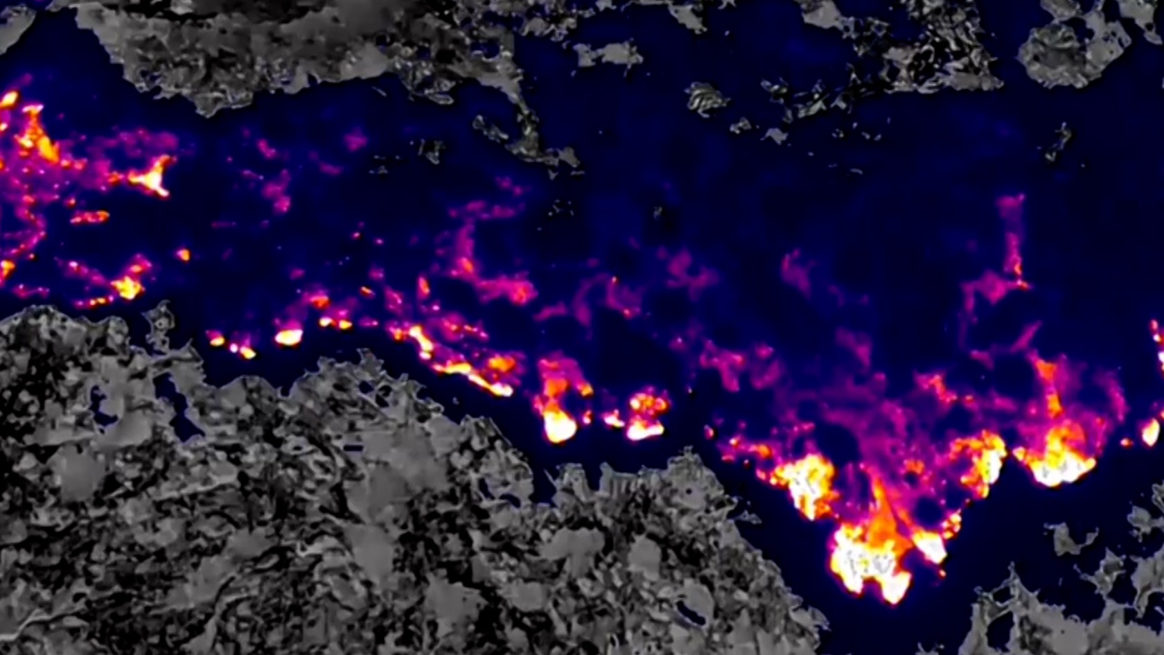 El incendio de Jarilla (Cáceres) a vista de dron