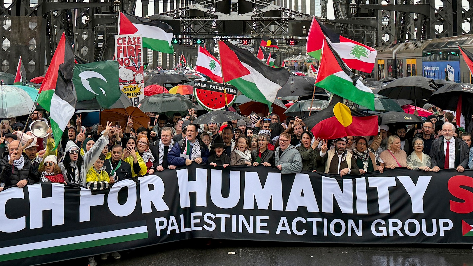 Decenas de miles de personas marchan en Sídney para exigir el fin de la crisis humanitaria en Gaza