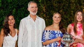 Recepción de los Reyes en Marivent