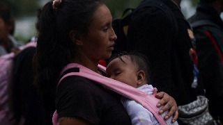 Caravana migrante se dirige al norte de México