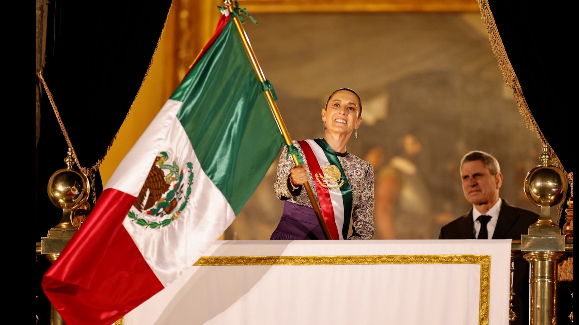 Así fue el primer Grito de Independencia de Claudia Sheinbaum