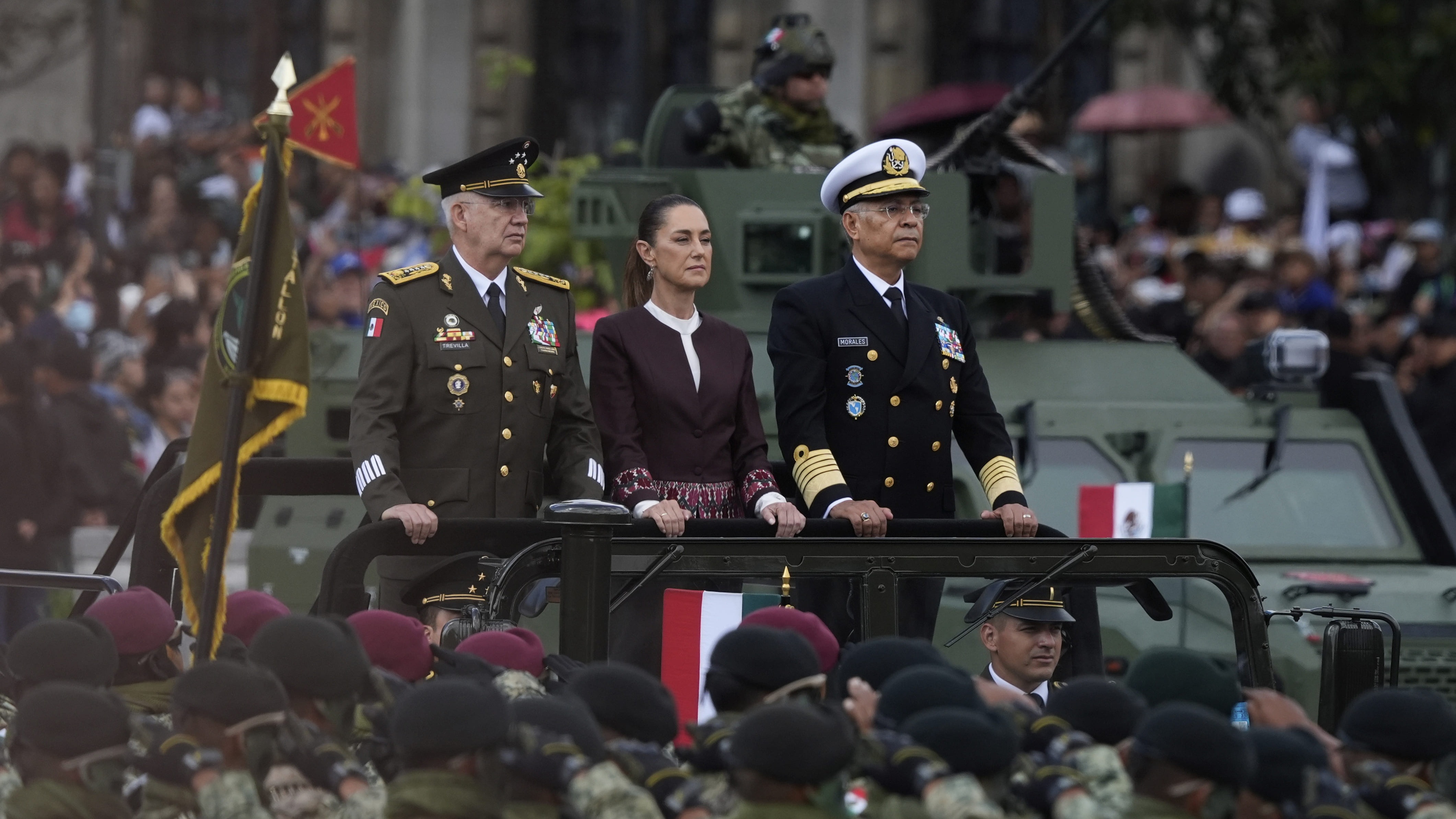 El desfile militar por la Independencia