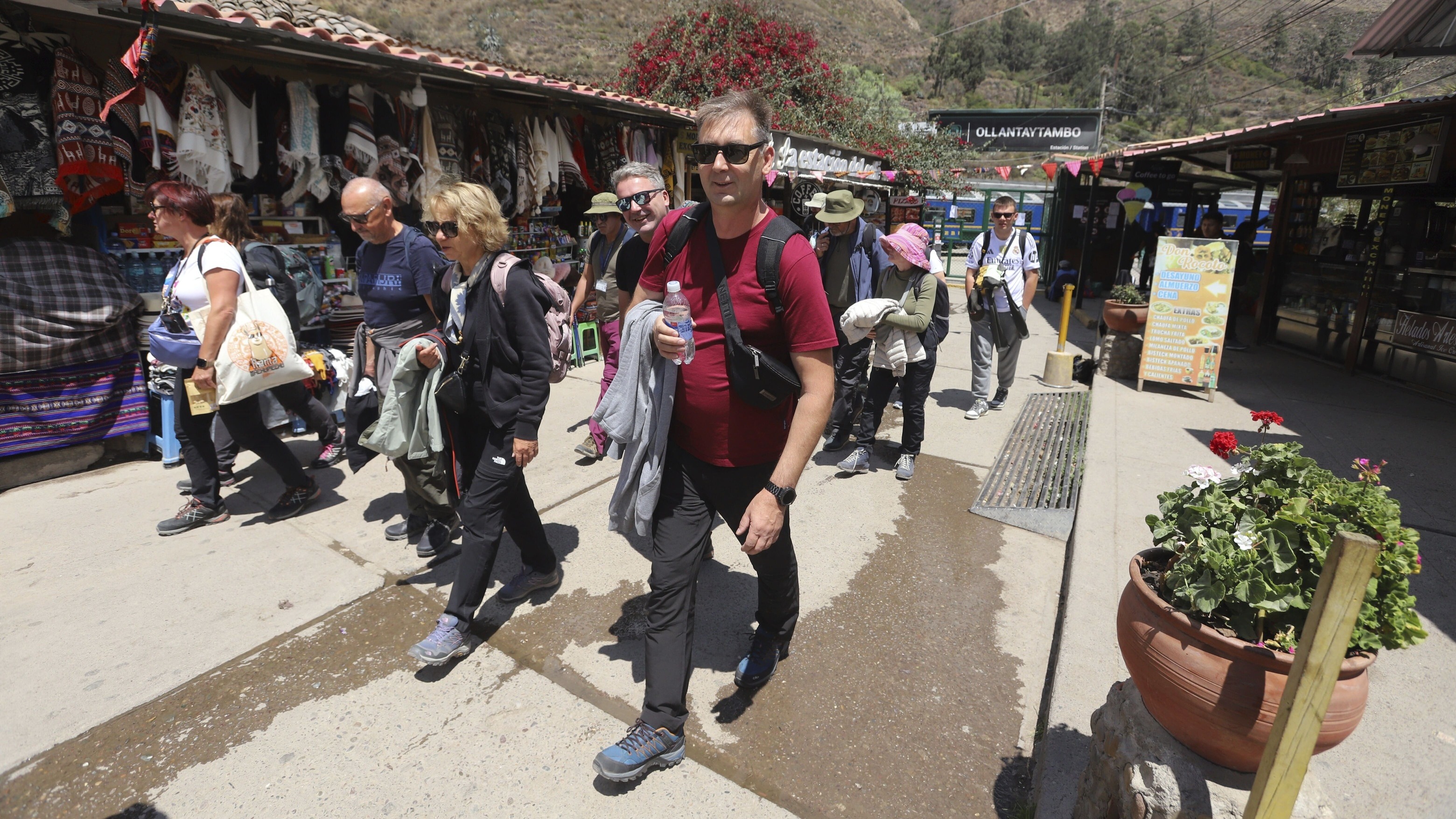 Turistas varados en Machu Picchu