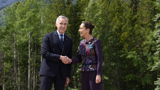 Claudia Sheinbaum habla sobre la visita de Mark Carney