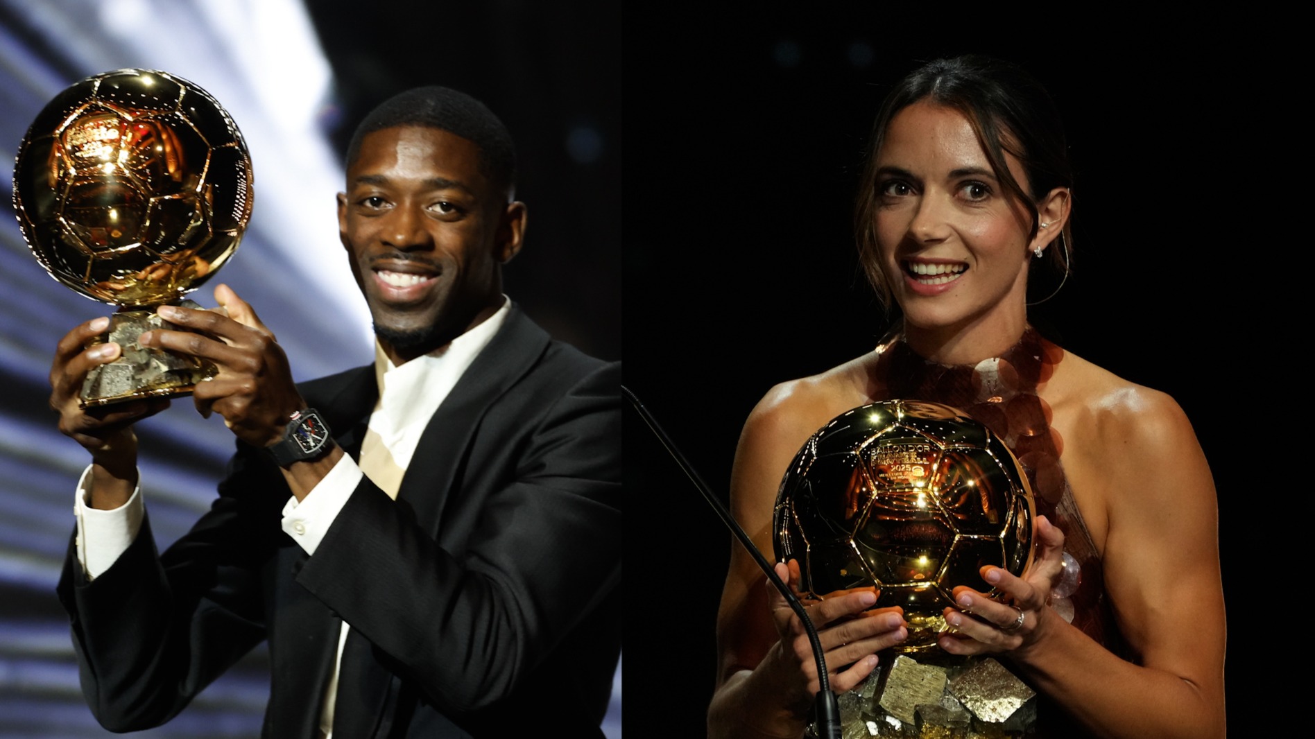 Dembélé y Bonmatí ganan el Balón de Oro