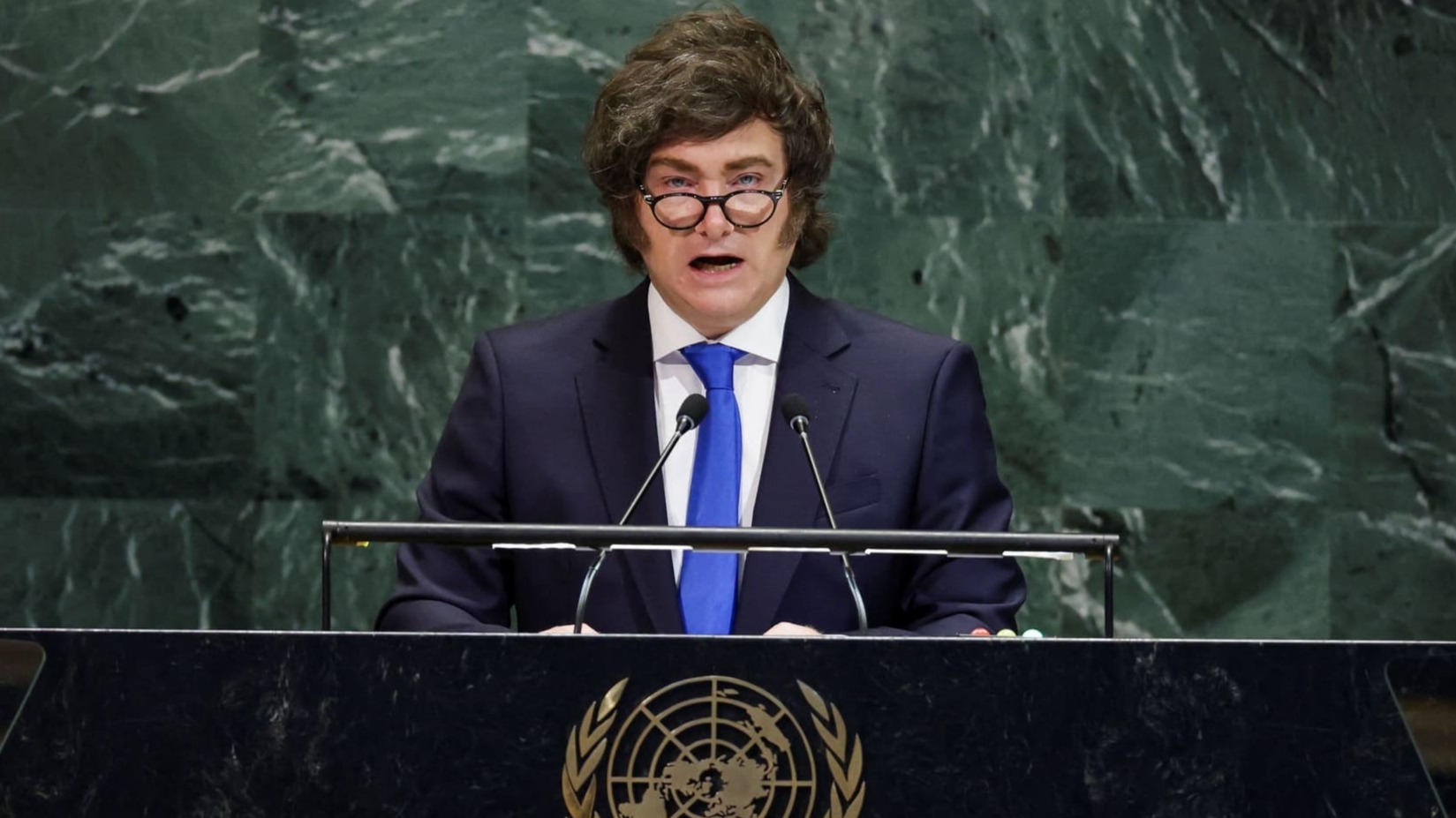 Javier Milei en la Asamblea General de la ONU