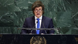 Javier Milei en la Asamblea General de la ONU