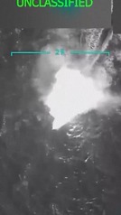 El vídeo del ataque de EE UU a una supuesta narcolancha