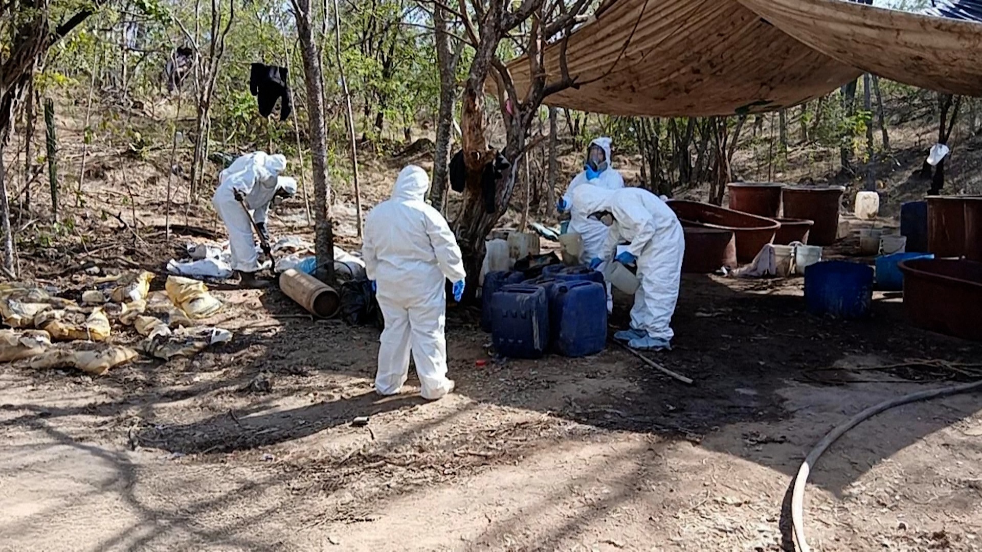 México desmantela narcolaboratorios