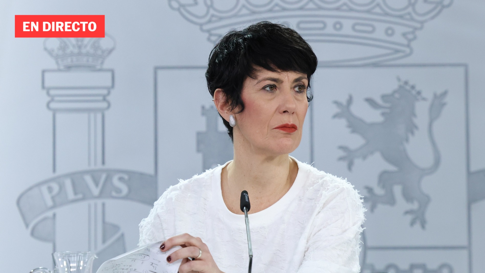 Rueda de prensa tras el Consejo de Ministros, en directo