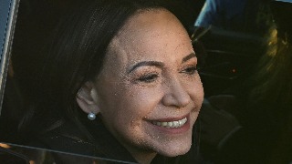 María Corina Machado entrega la medalla del Premio Nobel de la Paz a Trump