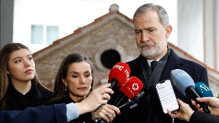 Los reyes expresan su consternación por el accidente de Adamuz