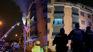 Una mujer de 90 años y sus dos hijos fallecen en un incendio en Carabanchel