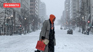 Temporal en Nueva York por la tormenta 'Fern', en directo