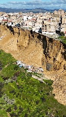 Las lluvias provocan el colapso de edificios en Sicilia