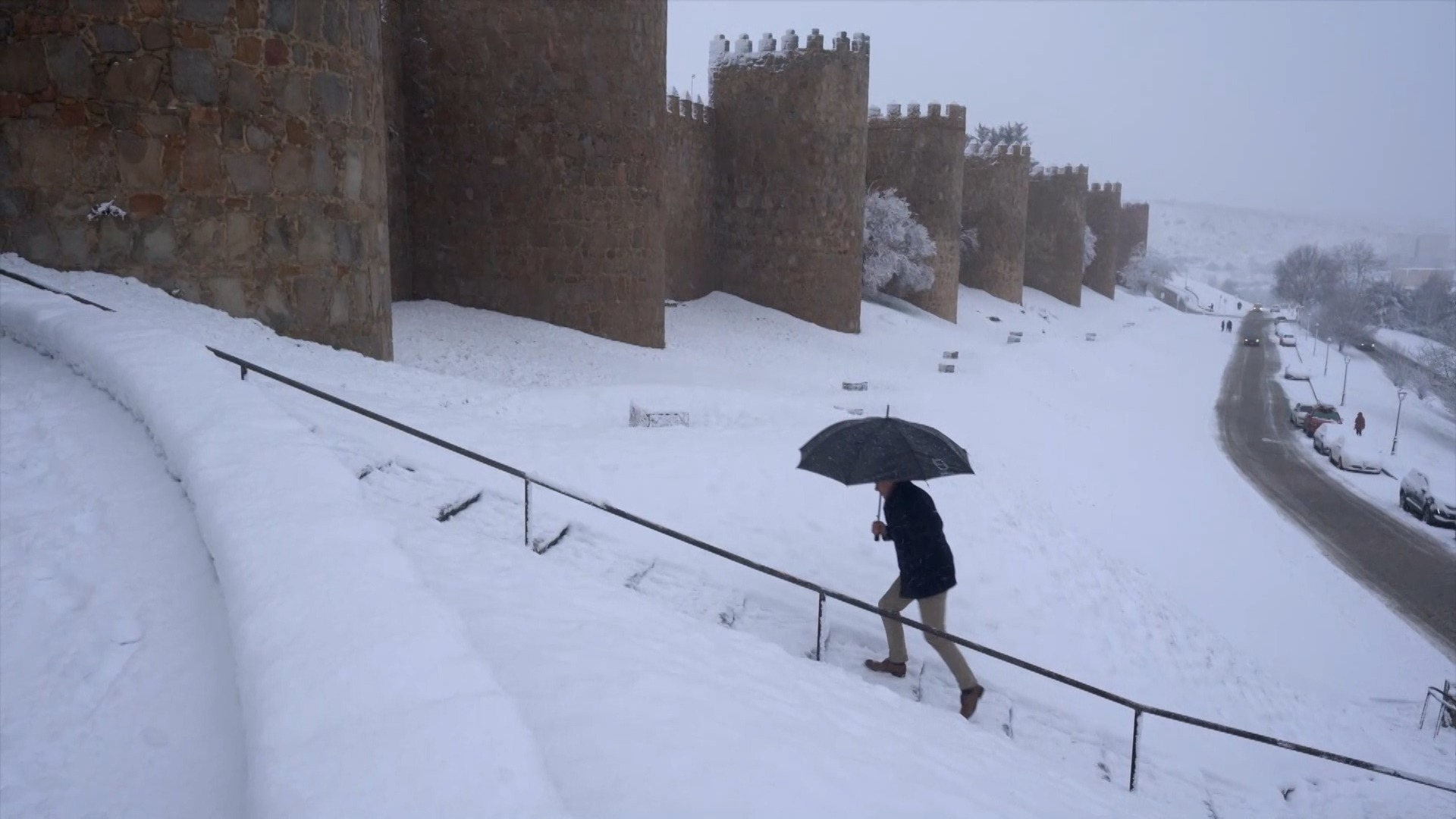 La borrasca 'Kristin' azota Castilla y León